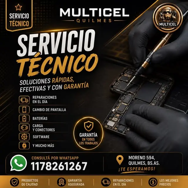 Servicio técnico Multicel Quilmes