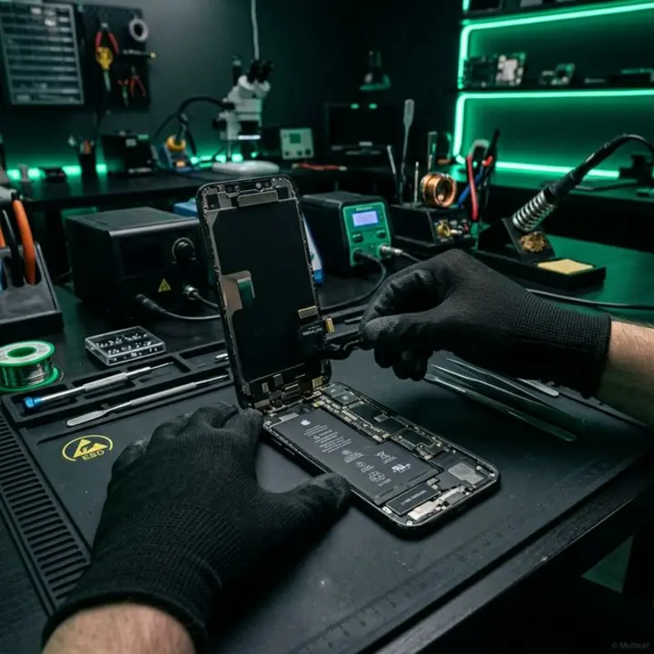 Cambio de módulo en el laboratorio de Multicel
